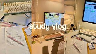 STUDY VLOG — waking up at 4 am productive routine preparing for uni advance studying etc. 