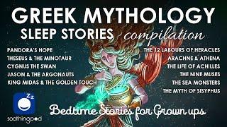 Bedtime Sleep Stories   7 HRS Greek Mythology Stories Compilation   Famous Greek Myths