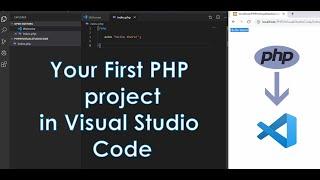 PHP in Visual Studio Code Your first PHP project