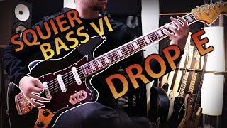 Squier Bass VI - Drop E metal tone test