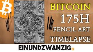175H BITCOIN PENCIL ART TIMELAPSE 4K - Human perfection by Bitcoin Apex