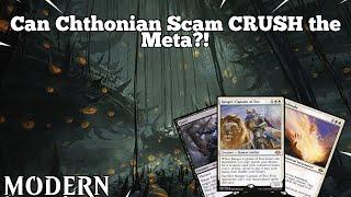 Can Chthonian Scam CRUSH the Meta?  MH3 Orzhov Scam  Modern Challenge  MTGO