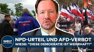 NPD-URTEIL UND AFD-VERBOT Diese Demokratie ist wehrhaft SPD-Fraktionsvize Wiese