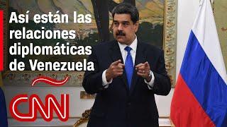 Así están las relaciones diplomáticas de Venezuela a días de las elecciones