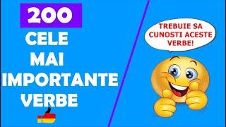 200 cele mai #IMPORTANTE VERBE din limba germană Trebuie să le cunoști neapărat.