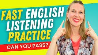 How To Speak Fast And Understand Natives In ONLY 30 MINUTES  Practice English Listening