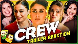 CREW Official Teaser Reaction  Tabu  Kareena Kapoor Khan  Kriti Sanon   Diljit Dosanjh