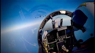 Streaming Fuel  Bad Seal - KC-135 Rundown - US Navy EA-18G Cockpit View Aerial Tanking - Unedited