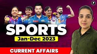 Sports Current Affairs 2023 Jan to Dec23 Updated List  Important Sports News  Parcham Classes