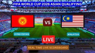 Kyrgyzstan Vs Malaysia LIVE Score UPDATE World Cup Asian Qualifying Soccer Football Match Jun 6 2024