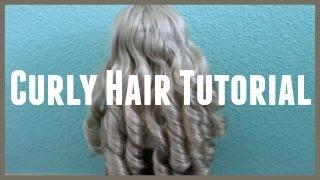 Curly Hair Tutorial Caroline #33 ll American Girl Dolls