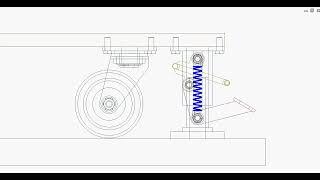 Floor lock for table of casters