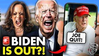  LEAKED VIDEO Trump Announces Biden is QUITTING Race Ill Beat Kamala Shes So F*CKING BAD