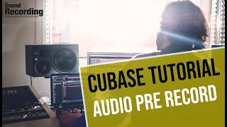 Cubase Tutorial Audio Pre Record  germandeutsch  Sound & Recording