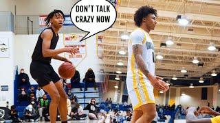 Rob Dillingham Vs. Mikey Williams HEATED HS GAME