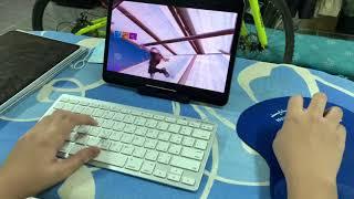 This is how I play Fortnite mobile on keyboard and mouse