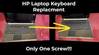 HP Pavilion dv6 keyboard replacement  Easy Method