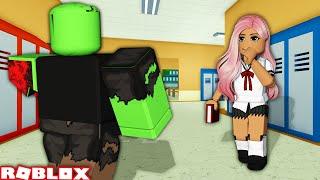 OUR FIRST DAY AT HIGH SCHOOL WITH ZOMBIES...  Roblox Field Trip Z