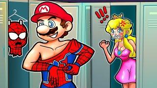 OMG What Would Happen if Mario Became Spider-Man?  Funny Animation  The Super Mario Bros. Movie