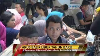 Arus Balik Libur Tahun Baru Bandara Juanda