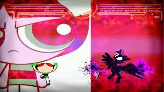 Mugen - Buttercup vs Nightmare Sparkle Alicorn
