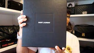 YSL UNBOXING l YSL CLUTCH AND WHAT FITS INSIDE  SAINT LAURENT