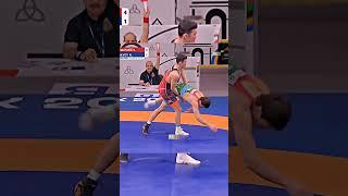 Мощнейший бросок от Казаха️ #highlights #wrestling #sports #grecoromanwrestling