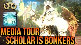 Scholar Is OUTRAGEOUS in Dawntrail FFXIV Media Tour