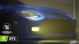 Wangan Midnight - Junkyard 22 Nissan Z  Unreal Engine 4 RTX