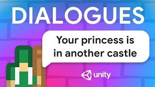 Create DIALOGUE system for your game  Unity tutorial