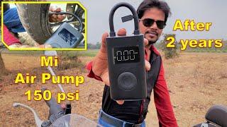 Mi Air Pump 150 psi Review After 2 years using  Best tyre inflator for bike and car.