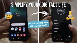 No distractions MINIMALIST PHONE APP Android Review Ultimate productivity detox + mindfulness