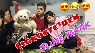 Çiğköfte’den Slime yaptık..