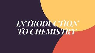 Chemistry SS1 Introduction to Chemistry