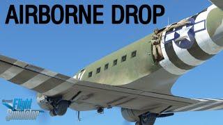 Update for Douglas C-47D Skytrain - Airborne Paratroops Drop Demonstration over Goodwood Aerodrome