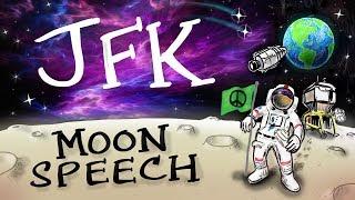 Moon Speech  - John F. Kennedy Animated