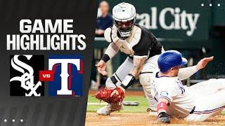 White Sox vs. Rangers Game Highlights 72324  MLB Highlights