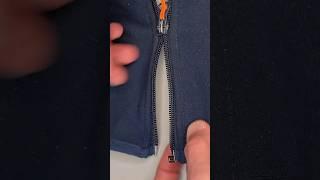 How to fix zipper in a jacket #shorts #knemo #repairs