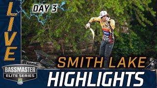 Highlights Day 3 Bassmaster action at Smith Lake