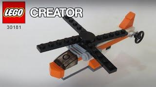 LEGO CREATOR - Helicopter SET 30181 Build Instructions