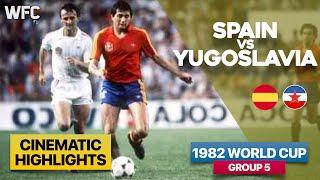 Spain 2-1 Yugoslavia  1982 World Cup Group 5 Match  Highlights & Best Moments