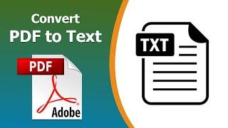 How to convert pdf to text using Adobe Acrobat Pro DC