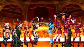 Kof Mugen Angel Team Vs Shermie Team