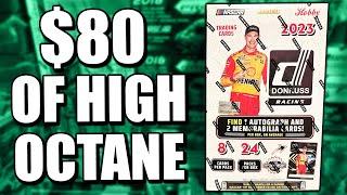 $80 HIGH OCTANE NASCAR  HOBBY BOX   2023 Panini Donruss Racing Hobby Box Review