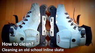 How to clean your old school inline skate