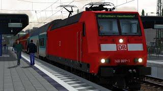 Train Simulator Classic 2024  Führerstandsmitfahrt  Dienst auf der 146 Teil 3 RB nach Altenburg