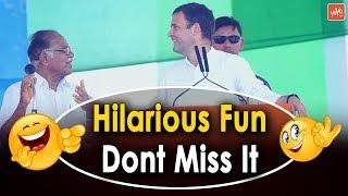 Hilarious Fun in Rahul Gandhi Latest Speech  PJ Kurien  Congress Public Meeting Kerala  YOYO TV