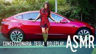 ASMR ita -  CONCESSIONARIA TESLA • Roleplay sulla MODEL 3 Soft Spoken