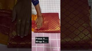 saree box foldingsaree Pre-Pleatingsaree draping