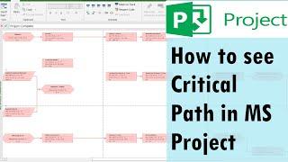 How to see Critical Path in MS Project  critical path not showing ?